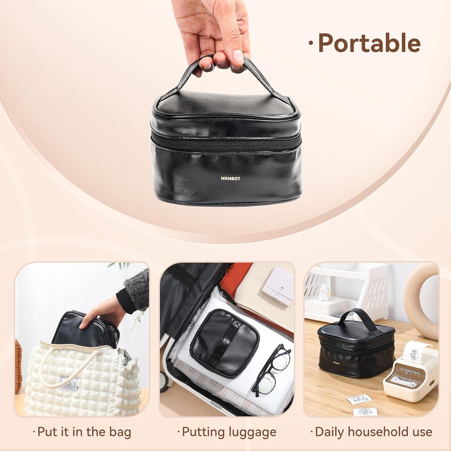 image:imageNIIMBOT Electronics Organizer Label Maker Carry Case MiddleLarge
