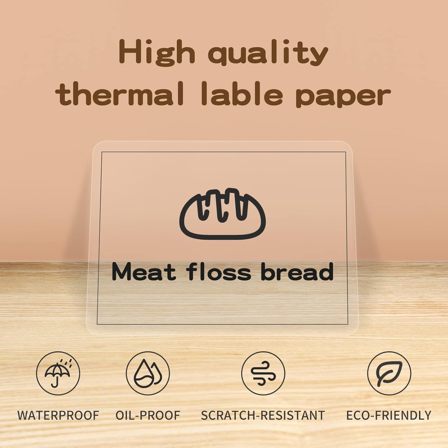 image:imageNIIMBOT Labels for B1B2B21B3SK3 Label Printer Thermal Stickers 2 x 31550x80mm Waterproof OilProof Label Tape 1 Roll of 95 White Sticker LabelsClear157 X 118