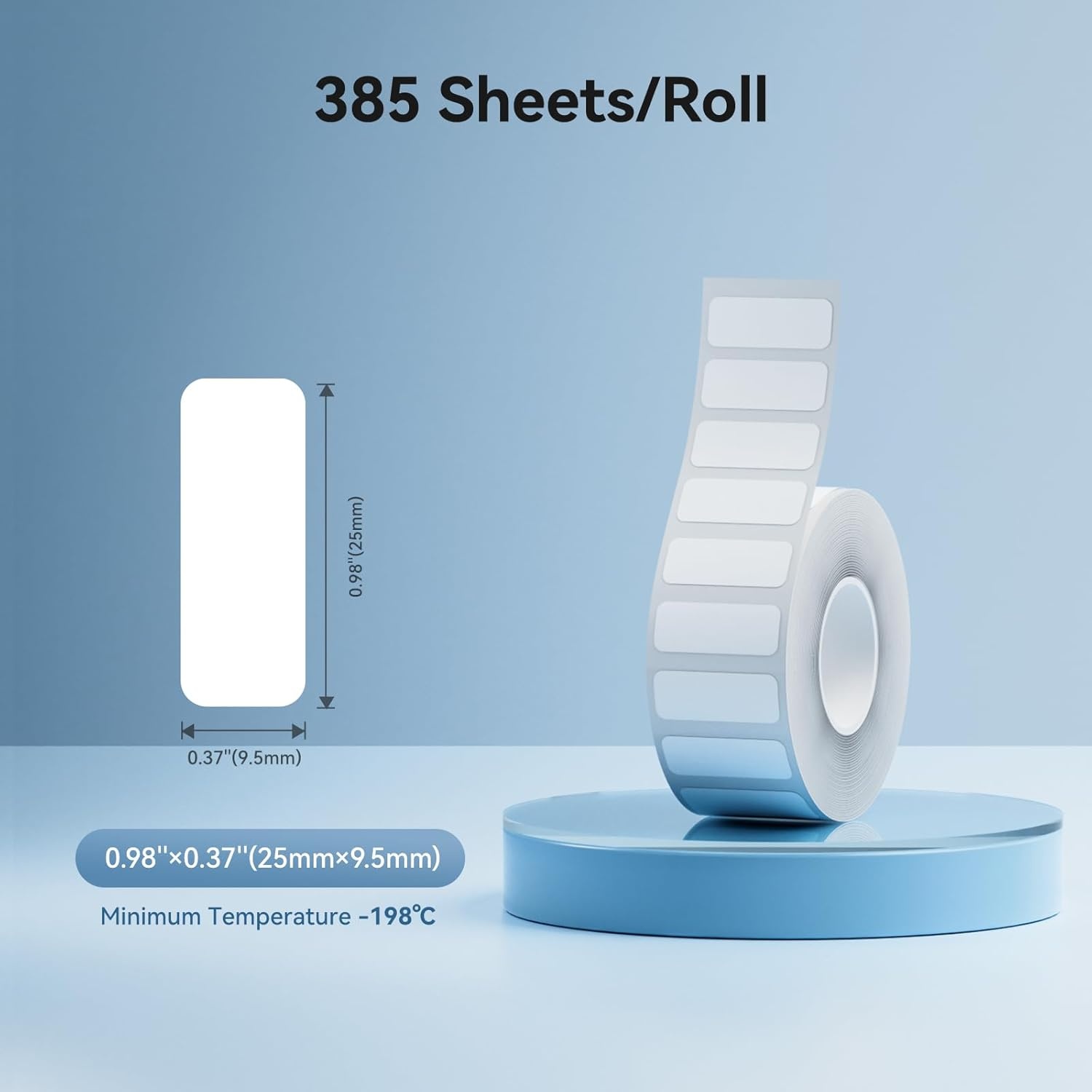 image:imageNIIMBOT M2M3 Thermal Transfer Labels 157079 345 TapesRoll for M2M3 Label Maker Long Storage Time for Small Businesses Cosmetics Vitamins Labeling HologramLiquid Nitrogen