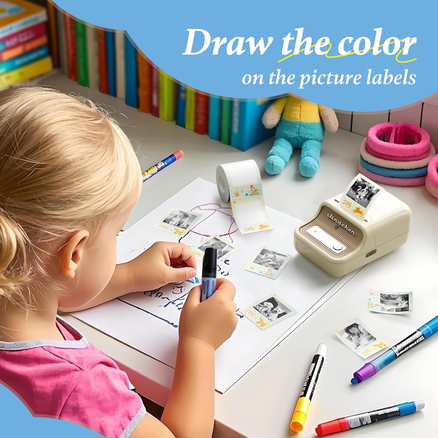image:imageNIIMBOT Photo Papers Compatible with Pro Series Label Makers Thermal Picture Labels Good Idea to Print Photos Beauty Memories NoteList 213x26754x67mm21x2654x67mmdoodle