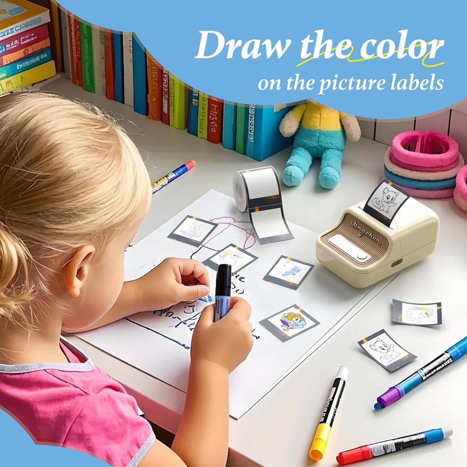image:imageNIIMBOT Photo Papers Compatible with Pro Series Label Makers Thermal Picture Labels Good Idea to Print Photos Beauty Memories NoteList 213x26754x67mmSunlit Flight