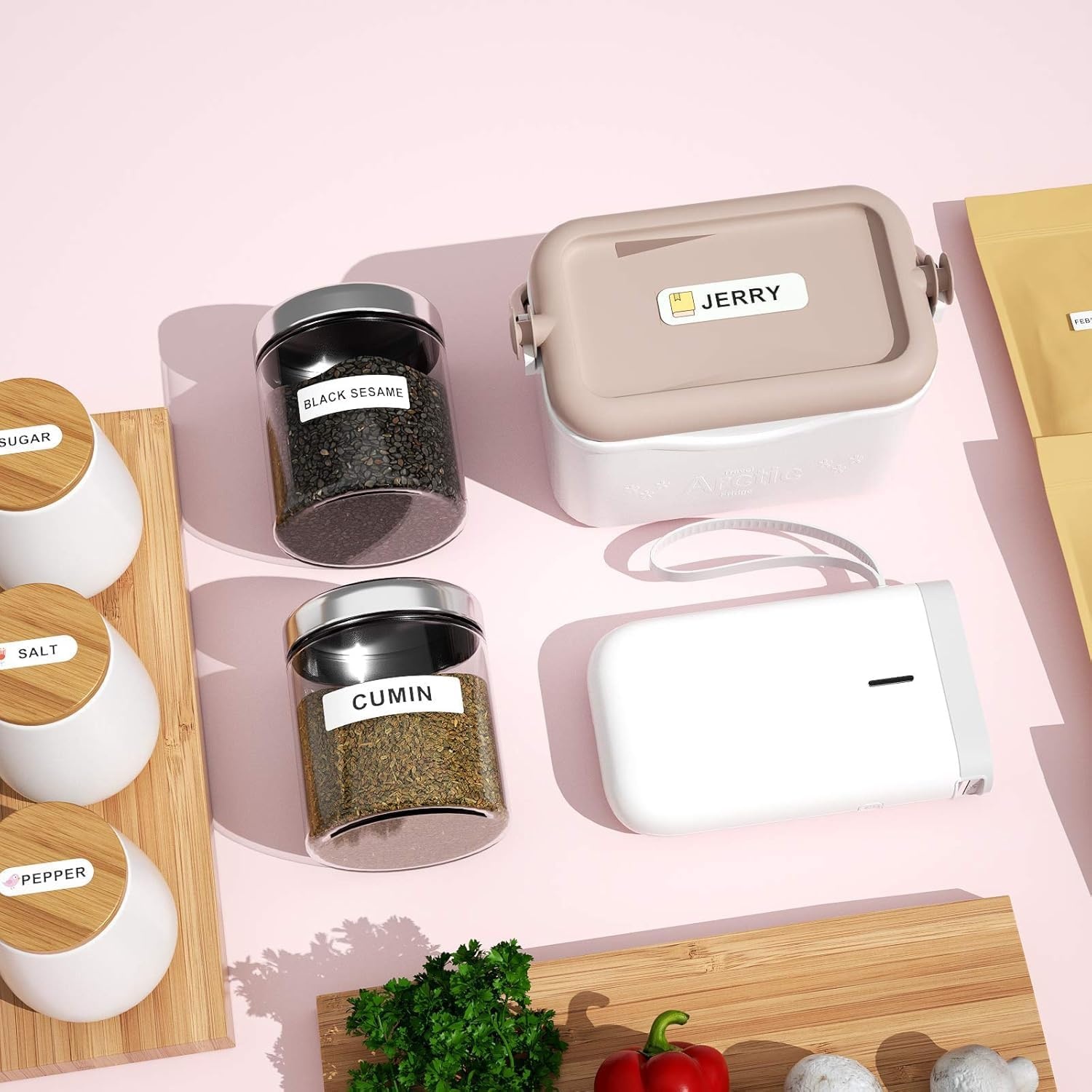 image:imageNIIMBOT Thermal Label Maker Paper 059 196 White Stickers Waterproof TearResistant Replacement for D11D110 Label Printer OfficeampHome 125 LabelsRoll 1550mm1550mm