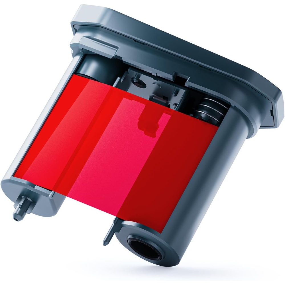 image:imageNIIMBOT Compatible M2 Labeling Ribbon Replacement Refill Tapes Only for M2 Blue Thermal Transfer Label Printer Clear Printing Long Storage Time Up to 24 Meters WhiteRed