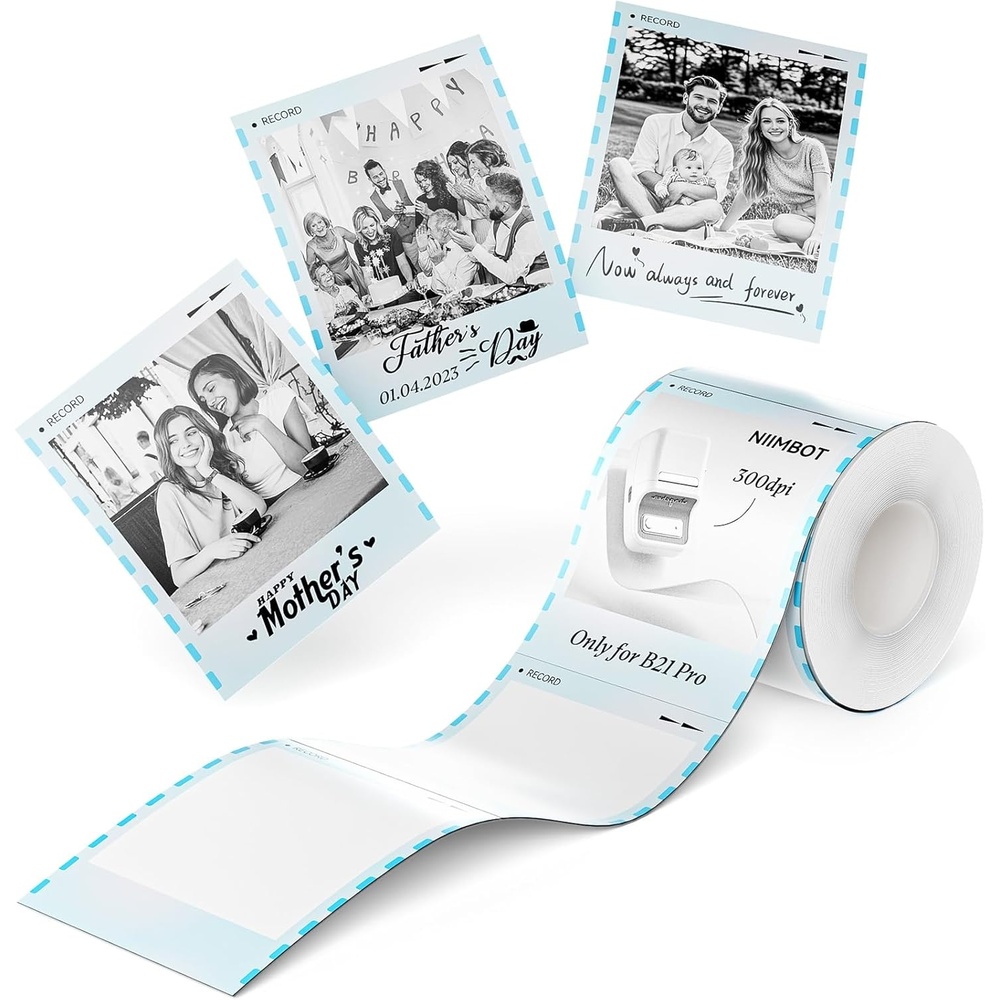 image:imageNIIMBOT Photo Papers Compatible with Pro Series Label Makers Thermal Picture Labels Good Idea to Print Photos Beauty Memories NoteList 213x26754x67mmSea Wind