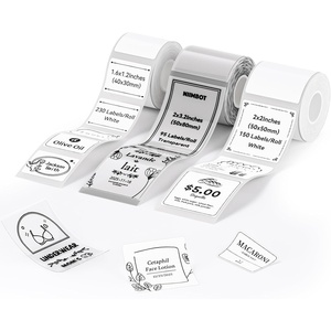 image:imageNIIMBOT 3 Roll Labels for B1B1 ProB2B2 ProB21B21 Pro Label Maker Assorted Sizes Label Paper Set forBusinessHandmadeHouseSchoolOfficeB3 Rolls