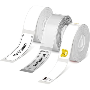 image:imageNIIMBOT 3 Roll Set Labels for D110D11D101 Label Maker 047 X 295 White 055 X 11 Clear 047 X 087 White Waterproof Thermal Label Tape for Home Office School OrganizationMix A