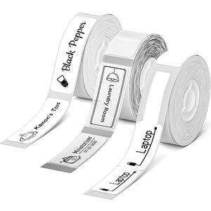 image:imageNIIMBOT 3 Roll Set Labels for D110D11D101 Label Maker 047 X 295 White 055 X 11 Clear 047 X 087 White Waterproof Thermal Label Tape for Home Office School OrganizationMix E