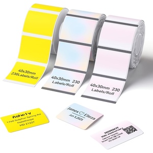 image:imageNIIMBOT 3 Rolls Set Label for B1 B21 B3S B21Pro Label Maker 13x13 Colorful16x08 Zoo16x06 2 Rows Thermal Label Refills for DaycareSpice JarAddressLogoNameFood ContainerMix G