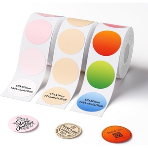 image:imageNIIMBOT 3 Rolls Set Label for B1 B21 B3S B21Pro Label Maker 13x13 Colorful16x08 Zoo16x06 2 Rows Thermal Label Refills for DaycareSpice JarAddressLogoNameFood ContainerMix I