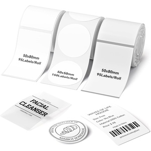 image:imageNIIMBOT 3 Rolls Set Label for B1 B21 B3S B21Pro Label Maker 13x13 Colorful16x08 Zoo16x06 2 Rows Thermal Label Refills for DaycareSpice JarAddressLogoNameFood ContainerMix C