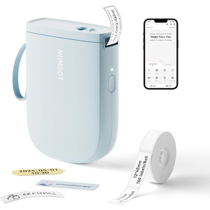 image:imageNIIMBOT D11 New Version Label Maker Machine with Tape300DPI Bluetooth Label Printer Portable Thermal PrinterSticker Maker for Organizing Home Office SchoolWhiteBlue