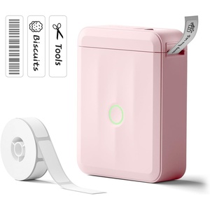 image:imageNIIMBOT D110 Label Maker Machine Bluetooth Thermal Label Printer for School Home Office Organization Mini Thermal Printer Label Maker with 1 Label Tape BluePink