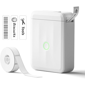 image:imageNIIMBOT D110 Label Maker Machine Bluetooth Thermal Label Printer for School Home Office Organization Mini Thermal Printer Label Maker with 3 Label Tapes WhiteWhite