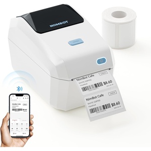 image:imageNIIMBOT K3 Label Printer 3 Inch Desktop Label Maker with HighSpeed Bluetooth and USB Connection Support Smartphone amp PC Thermal Label Maker for Small Business and Home OfficeWhite