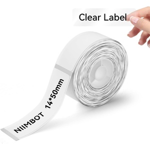 image:imageNIIMBOT Label Maker Tape for D11D110D101 Label Maker 12 x 40 mm 047 x 157 for Home Office Labeling Tape Replacement Pink14mmx50mmclear