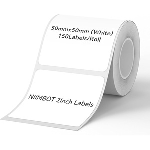 image:imageNIIMBOT Labels for B1B21B31 Label Maker 50 x 30 mm 197 x 118 230 TapesRoll Thermal Label Tape Waterproof OilProof for Home Office Small Business Labeling Tape ReplacementWhite50mm50mmwhite