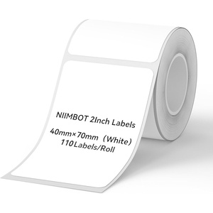 image:imageNIIMBOT Labels for B1B21B31 Label Maker 50 x 30 mm 197 x 118 230 TapesRoll Thermal Label Tape Waterproof OilProof for Home Office Small Business Labeling Tape ReplacementWhite40mm70mmwhite