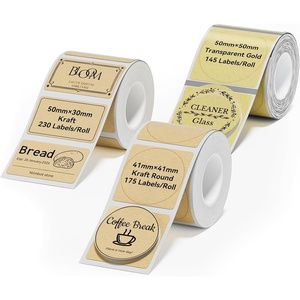 image:imageNIIMBOT Labels for B1B21B31 Label Maker 50 x 30 mm 197 x 118 230 TapesRoll Thermal Label Tape Waterproof OilProof for Home Office Small Business Labeling Tape ReplacementWhite50x50mm41x41mm50x30mmmix E