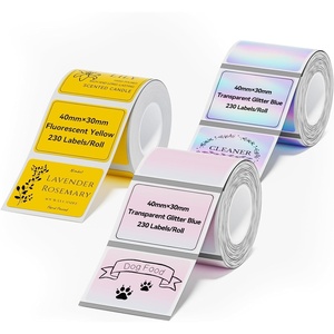 image:imageNIIMBOT Labels for B1B21B31 Label Maker 50 x 30 mm 197 x 118 230 TapesRoll Thermal Label Tape Waterproof OilProof for Home Office Small Business Labeling Tape ReplacementWhite40mm30mmcolorful