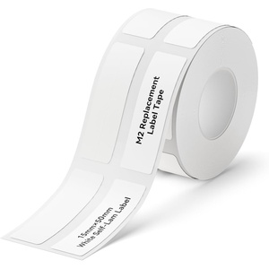 image:imageNIIMBOT M2M3 Thermal Transfer Labels 157079 345 TapesRoll for M2M3 Label Maker Long Storage Time for Small Businesses Cosmetics Vitamins Labeling HologramWhite