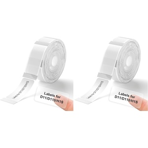 image:imageNIIMBOT Thermal Label Stickers 055x196 130 SheetsRoll with Christmas Elements Personalized Refill Tape for D11D110D101 Label Makers WaterproofTransparent