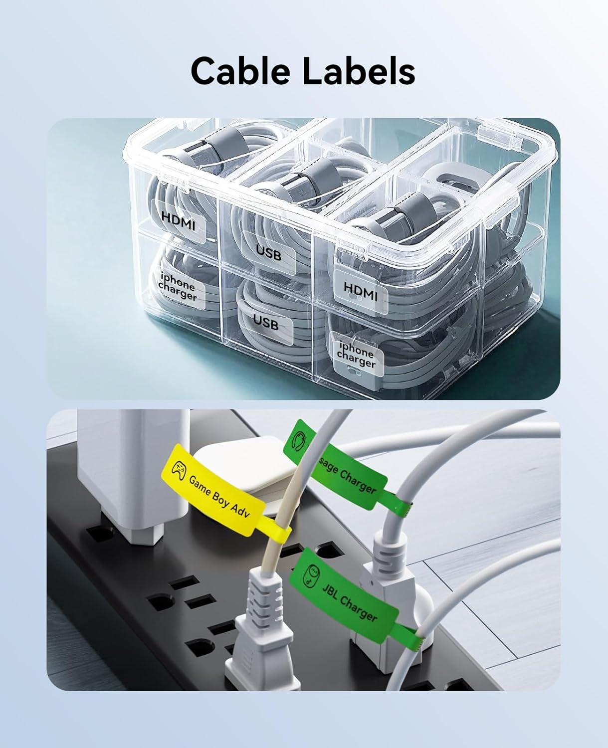 image:imageNIIMBOT Compatible Labeling Ribbon Replacement Refill Tapes for B18N1 Thermal Transfer Label Printer Clear Printing Long Storage Time Up to 16 Meters BlackWhite