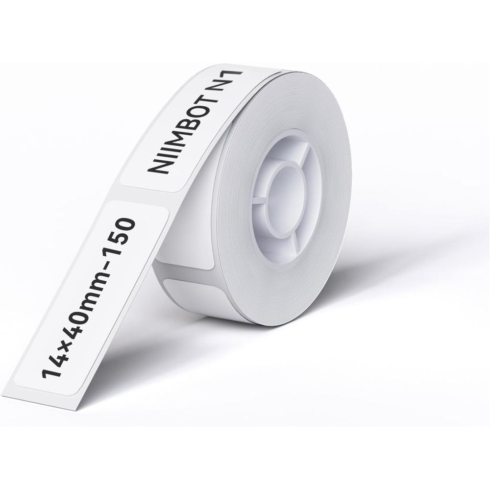 image:imageNIIMBOT Thermal Transfer Labels 055x118 for N1B18 Label Maker PET Material Waterproof and HighTemperature Resistance Long Storage Time White14x30mm190055157white