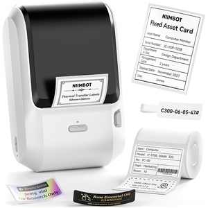 image:imageNIIMBOT M3 Label Maker Machine with Tape 3 Bluetooth Thermal Transfer Sticker Printer for Small Business Clothing Address Cable Storage Compatible with Phones amp PCNot for 4x6 Shipping Label3Inch