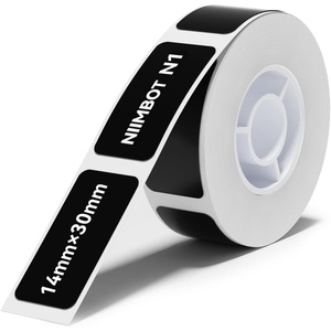 image:imageNIIMBOT Thermal Transfer Labels 055x118 for N1B18 Label Maker PET Material Waterproof and HighTemperature Resistance Long Storage Time White14x30mm190055118black