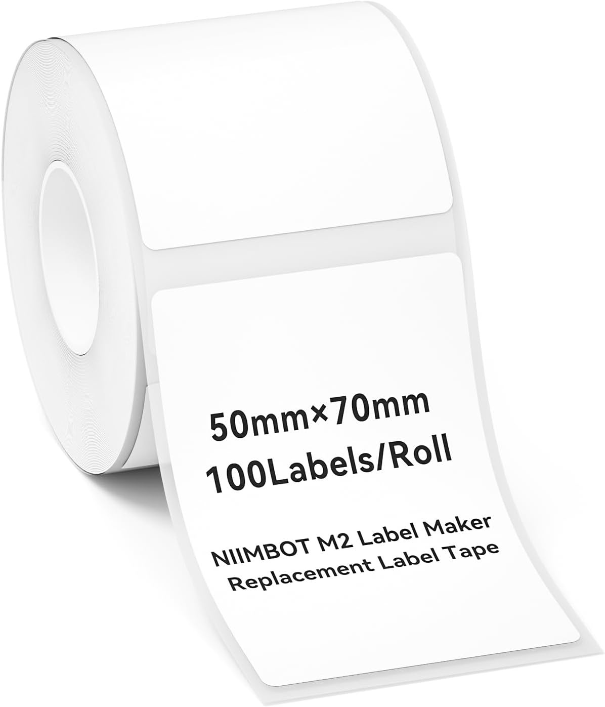 image:imageNIIMBOT M2M3 SelfLaminating Label Sticker 059197 for Small Business Home Essential Oils Perfumes Cosmetics Sample Bottles Waterproof OilProof Wear and Scratch Resistant BlackWhite