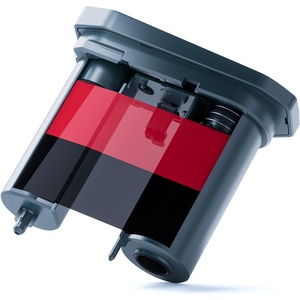 image:imageNIIMBOT Compatible Labeling Ribbon Replacement Refill Tapes Only for M2 Thermal Transfer Label Printer Clear Printing Long Storage Time Up to 24 Meters Red and Black