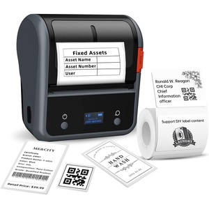 image:imageNIIMBOT Label Maker Machine B3S Thermal Label Maker Upgrade 3Inch Thermal Label Printer Portable Label Maker with 1Pack 70x40mm Label Bluetooth Label Makers for Clothing Barcode amp Small Business