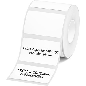 image:imageNIIMBOT M2M3 Thermal Transfer Labels 196 x 275 50x70mm Only for M2M3 Label Maker PET Material Waterproof and HighTemperature Resistance Long Storage Time5030MM white