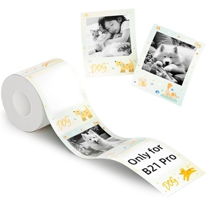 image:imageNIIMBOT Photo Papers Only Compatible with Pro Series Label Makers 2x32 50x80mm Hallowen Labels Sticker Labels for Trick or Treat21x2654x67mmdog