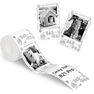 image:imageNIIMBOT Photo Papers Only Compatible with Pro Series Label Makers 2x32 50x80mm Hallowen Labels Sticker Labels for Trick or Treat21x3454x86mmbad Dog