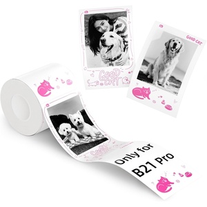 image:imageNIIMBOT Photo Papers Only Compatible with Pro Series Label Makers 2x32 50x80mm Hallowen Labels Sticker Labels for Trick or Treat21x3454x86mmgood Cat