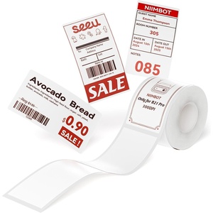 image:imageNIIMBOT RedampBlack Labels Refill Sticker Papers Only Compatible with Pro Series Label Makers Dual Color Printing Stickers Good Idea for SchoolsBusinessPrice TagsBaking2x11850x30mmYellow15x2838x70mm