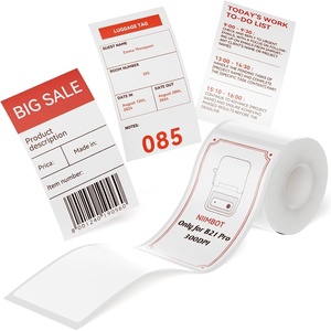 image:imageNIIMBOT RedampBlack Labels Refill Sticker Papers Only Compatible with Pro Series Label Makers Dual Color Printing Stickers Good Idea for SchoolsBusinessPrice TagsBaking2x11850x30mmYellow2x3550x90mm