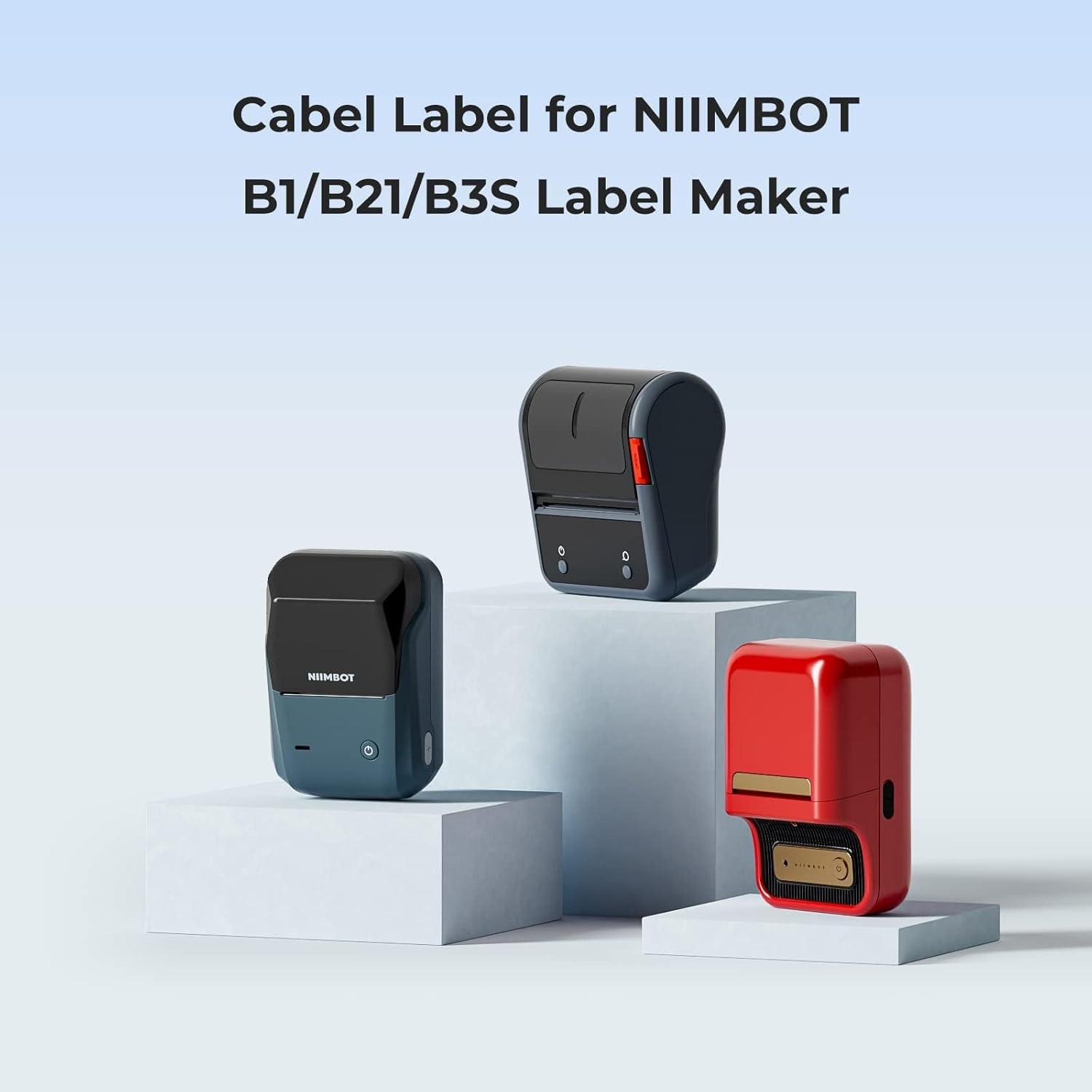 image:imageNIIMBOT Labels for B21B1B2 Label Printer Thermal Stickers 122 x 12231x31mm Waterproof OilProof Label Tape 1 Roll of 210 Round Sticker LabelsWhite 1