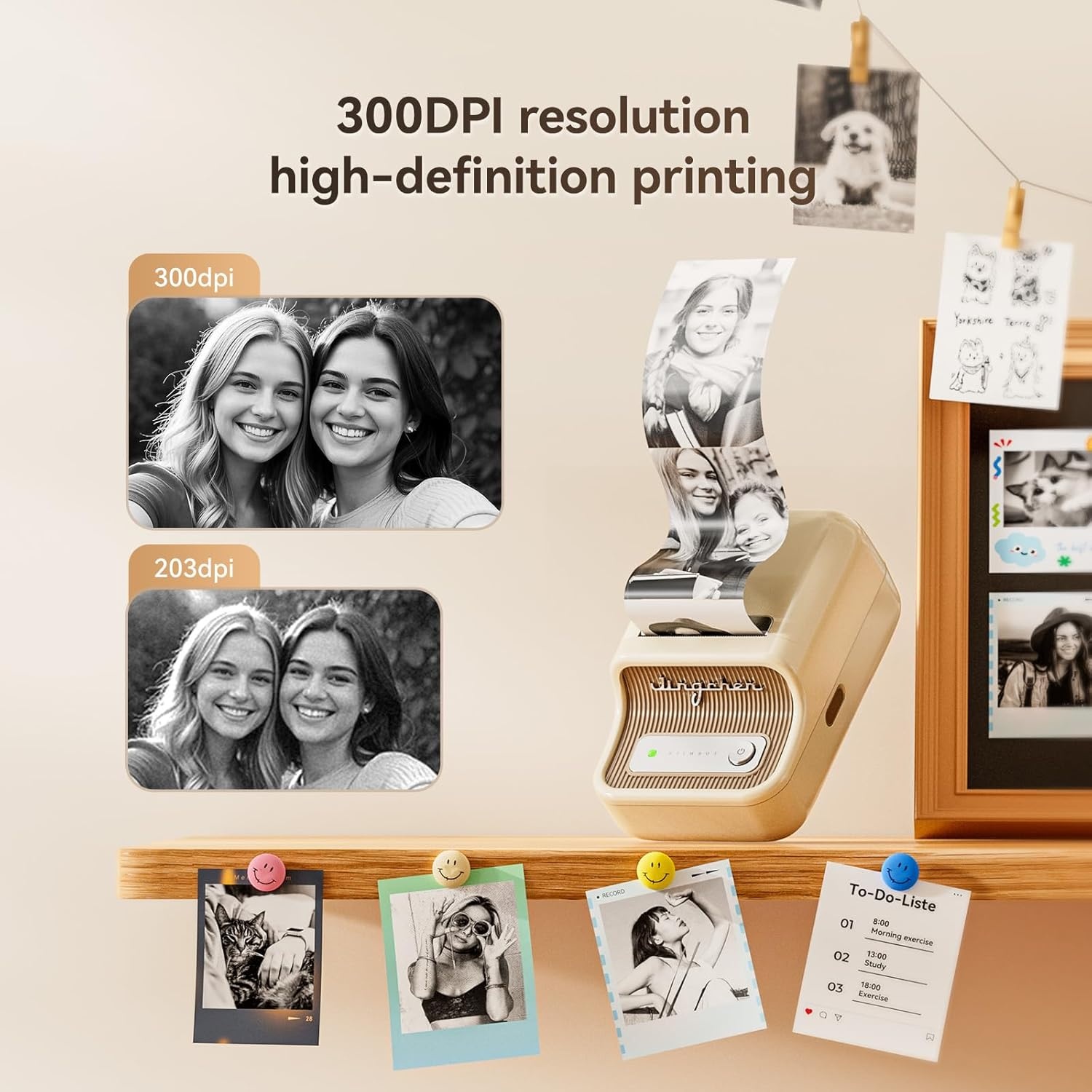 image:imageNIIMBOT Photo Label only for B21 Pro Label Printer 21x26in 54x67mm Thermal Photo Paper Waterproof Sticker Card for Scrapbook DIY Best Years21x29Best Day