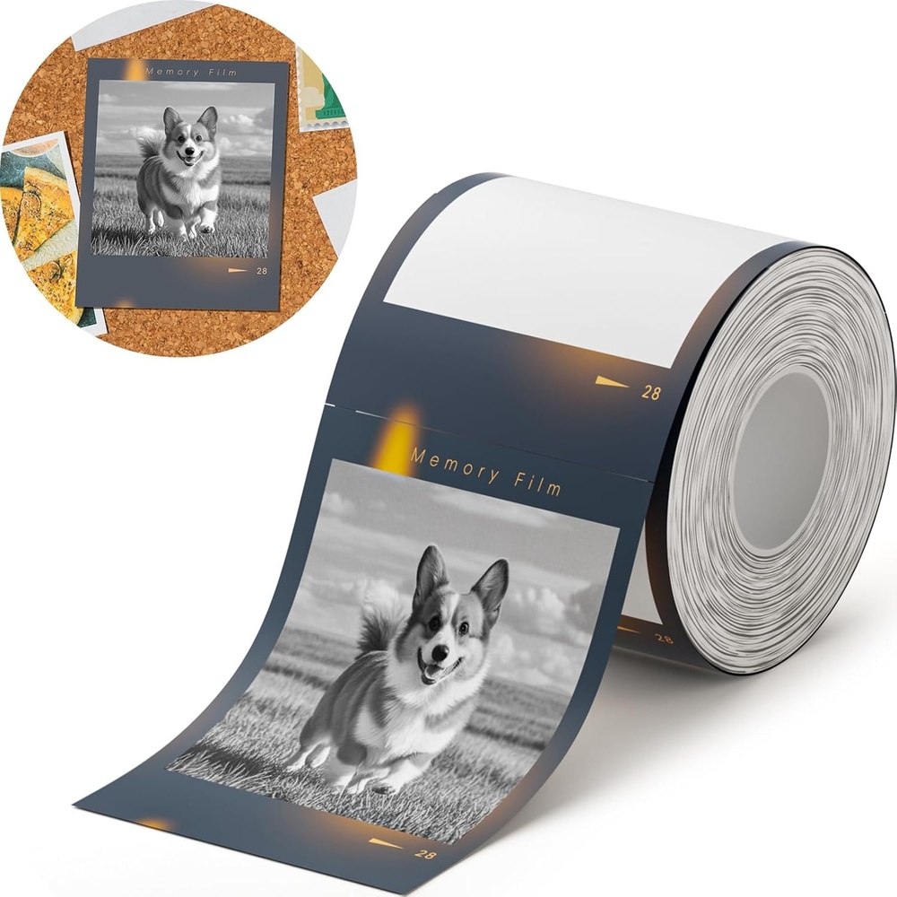 image:imageNIIMBOT Photo Label only for B21 Pro Label Printer 21x26in 54x67mm Thermal Photo Paper Waterproof Sticker Card for Scrapbook DIY Best Years21x26Best Years