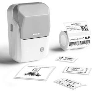 image:imageNIIMBOT B1 Label Maker Machine Thermal Label Printer Easy to Use for Office Home Business Came with 3 Roll White LabelsBlueGrey