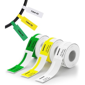 image:imageNIIMBOT Labels for B21B1B2 Label Printer Thermal Stickers 122 x 12231x31mm Waterproof OilProof Label Tape 1 Roll of 210 Round Sticker LabelsMixed Cable