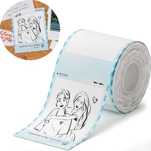 image:imageNIIMBOT Photo Label only for B21 Pro Label Printer 21x26in 54x67mm Thermal Photo Paper Waterproof Sticker Card for Scrapbook DIY Best Years21x26Sea Wind