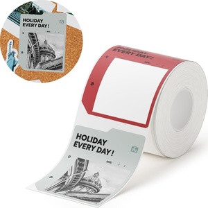 image:imageNIIMBOT Photo Label only for B21 Pro Label Printer 21x26in 54x67mm Thermal Photo Paper Waterproof Sticker Card for Scrapbook DIY Best Years2X25Sunlit Flight