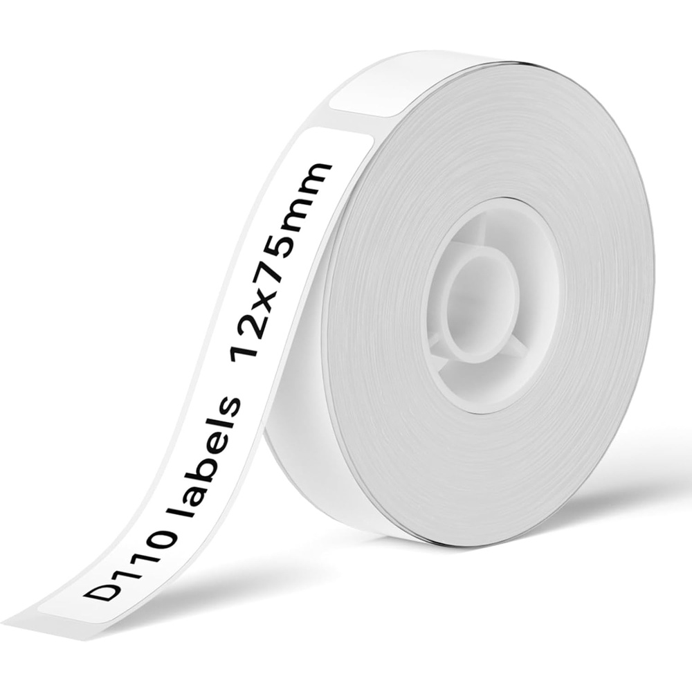 image:imageNIIMBOT Thermal Label Maker Paper 047295 White Stickers Waterproof TearResistant Replacement for D11D110 Label Printer OfficeampHome 95 LabelsRoll 1275mm1275mm