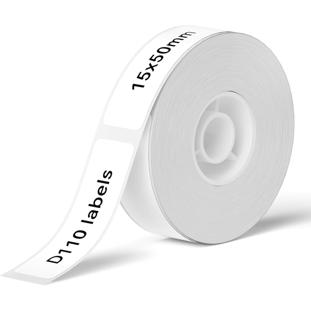 image:imageNIIMBOT Thermal Label Maker Paper 047295 White Stickers Waterproof TearResistant Replacement for D11D110 Label Printer OfficeampHome 95 LabelsRoll 1275mm1550mm
