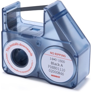 image:imageNIIMBOT B18 Compatible Labeling Ribbon Replacement Refill Tapes for Thermal Transfer Label Printer Legible Printing Long Lasting Non Fade Up to 16 Meters Black