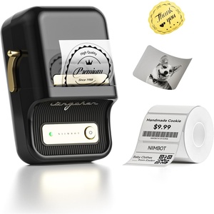 image:imageNIIMBOT B21 Label Maker Portable Bluetooth Label Printer for Small Business Sticker Maker with Tape for Gift Barcode Clothing Retail Bakery Mailing Candles Jewelry Craft Organizing BlackBlack