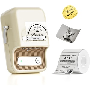 image:imageNIIMBOT B21 Label Maker Portable Bluetooth Label Printer for Small Business Sticker Maker with Tape for Gift Barcode Clothing Retail Bakery Mailing Candles Jewelry Craft Organizing BlackWhite